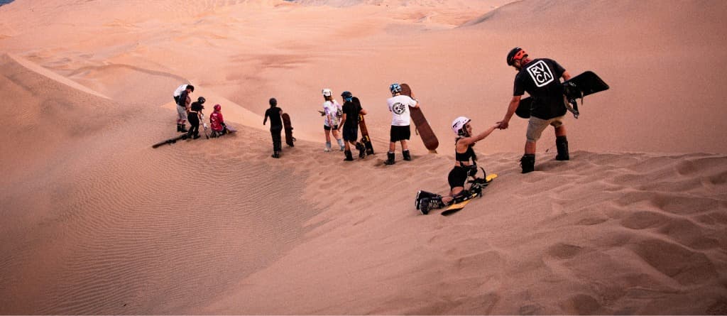 Sandboarding the High Dunes